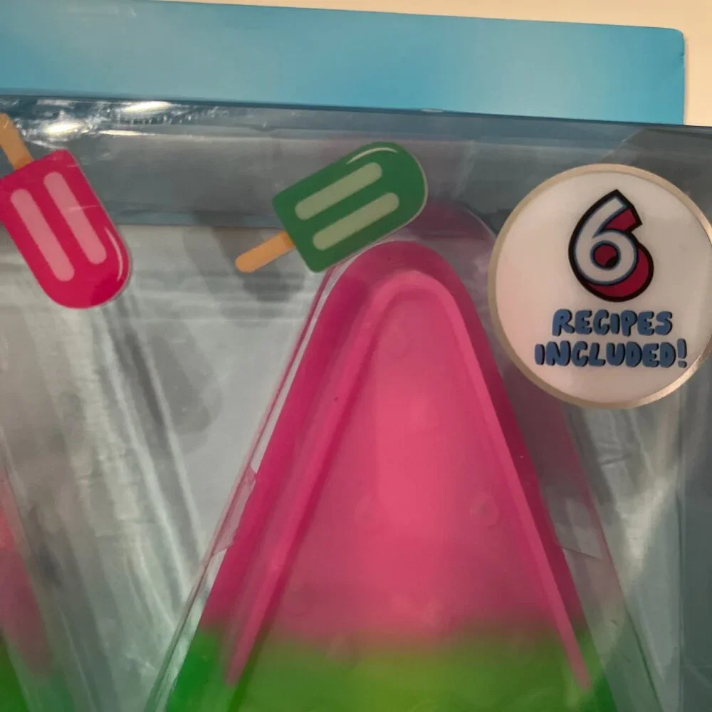 Watermelon Silicon Ice Pop‎ Molds (Set of 4) (new)